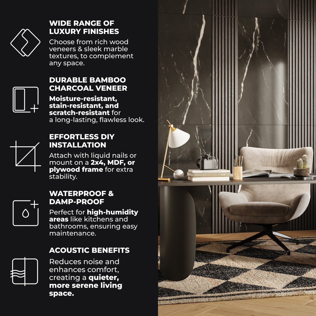 Onyx Gloss Marble Wall Panels