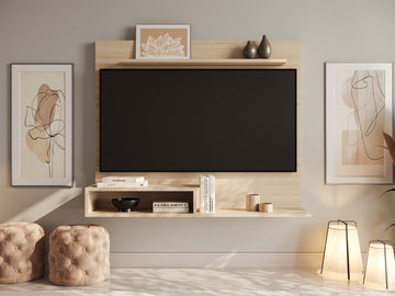 Hudson Wooden Wall-Mounted TV Panel