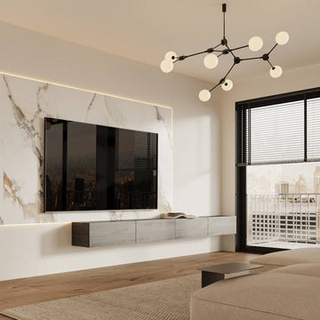 Bal Harbor Marble & Wood Designer Panel Set