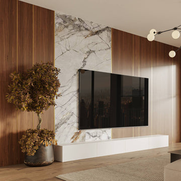 Naples Marble & Wood 2-in-1 Designer Panel Set
