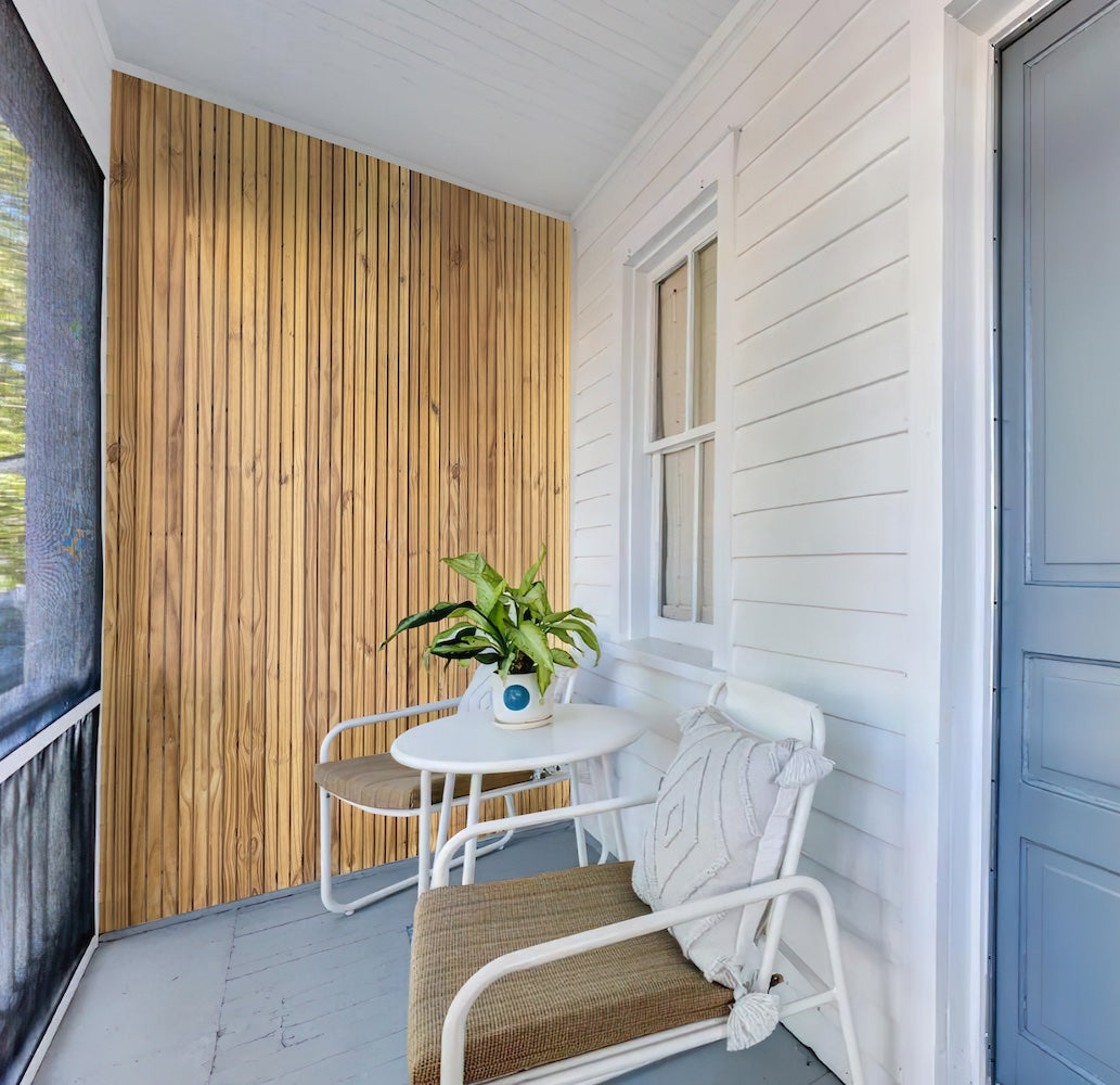 Fluted Pine Thermowood Wall Panels