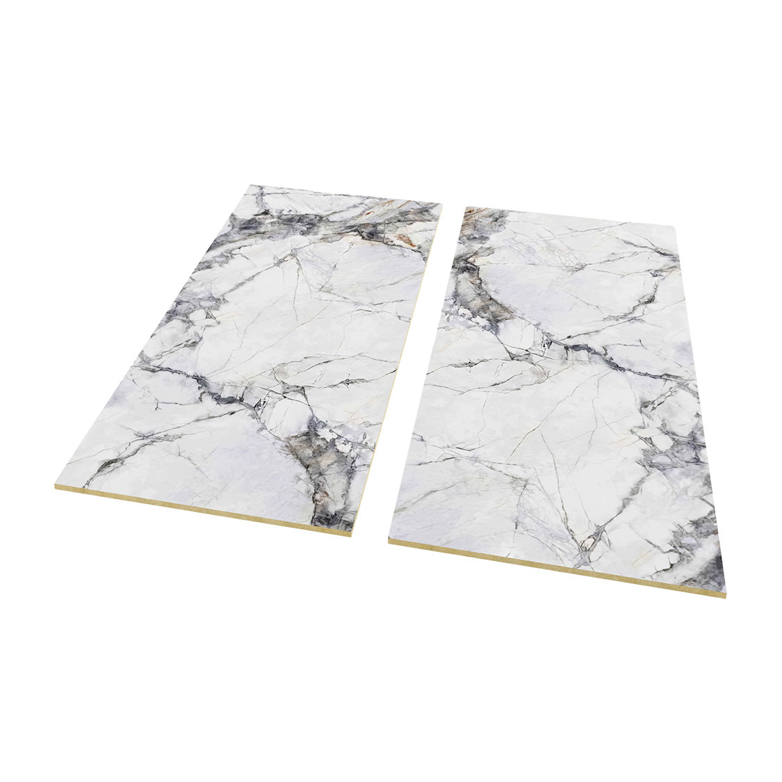 Cold River Snow Marble Wall Panels