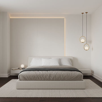 Bay Harbor Pre-Designed 96" x 96" x 1" Wall Panel Kit with LED Lighting