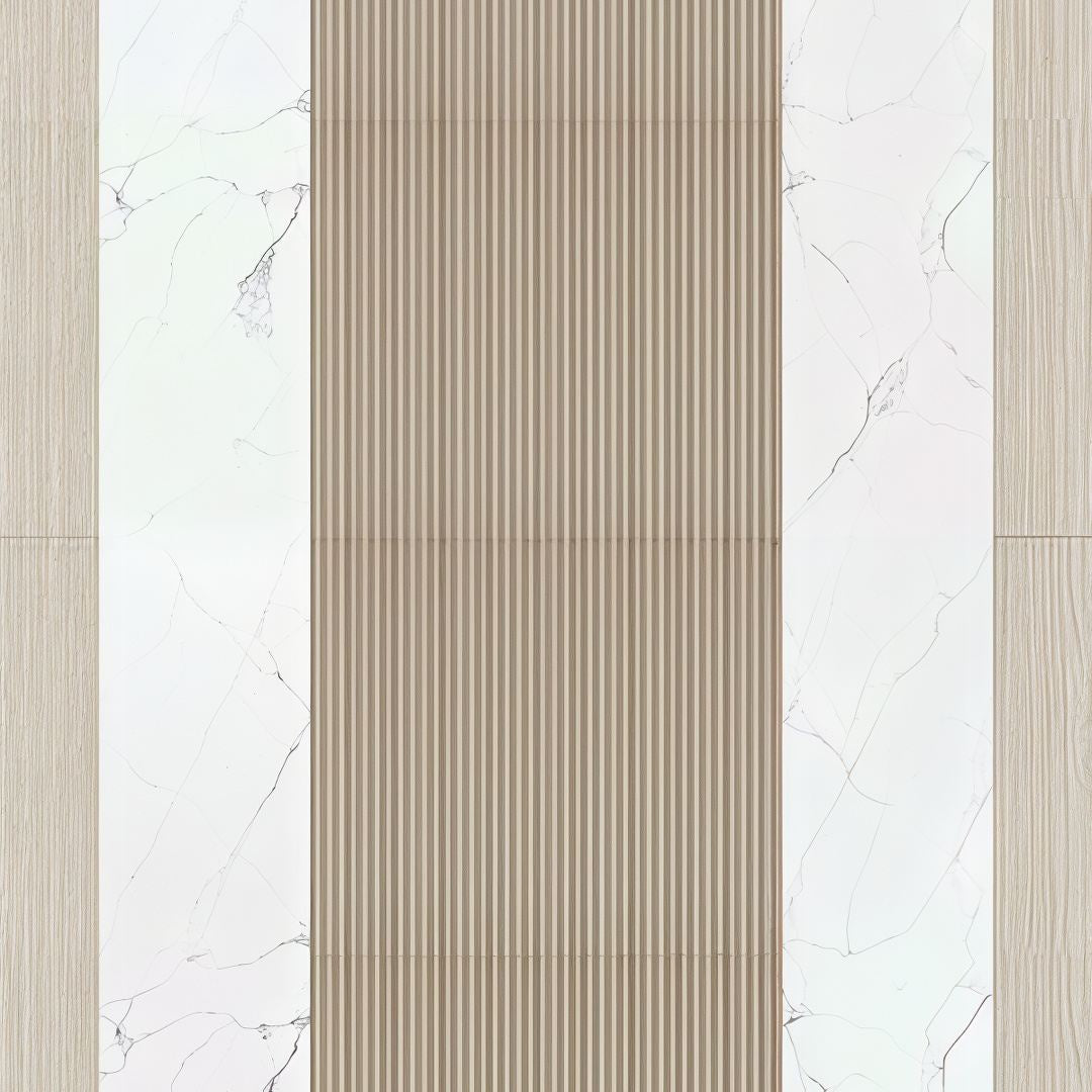 Daylight Stone Pre-Designed 96" x 151" x 1" Wall Panel Kit