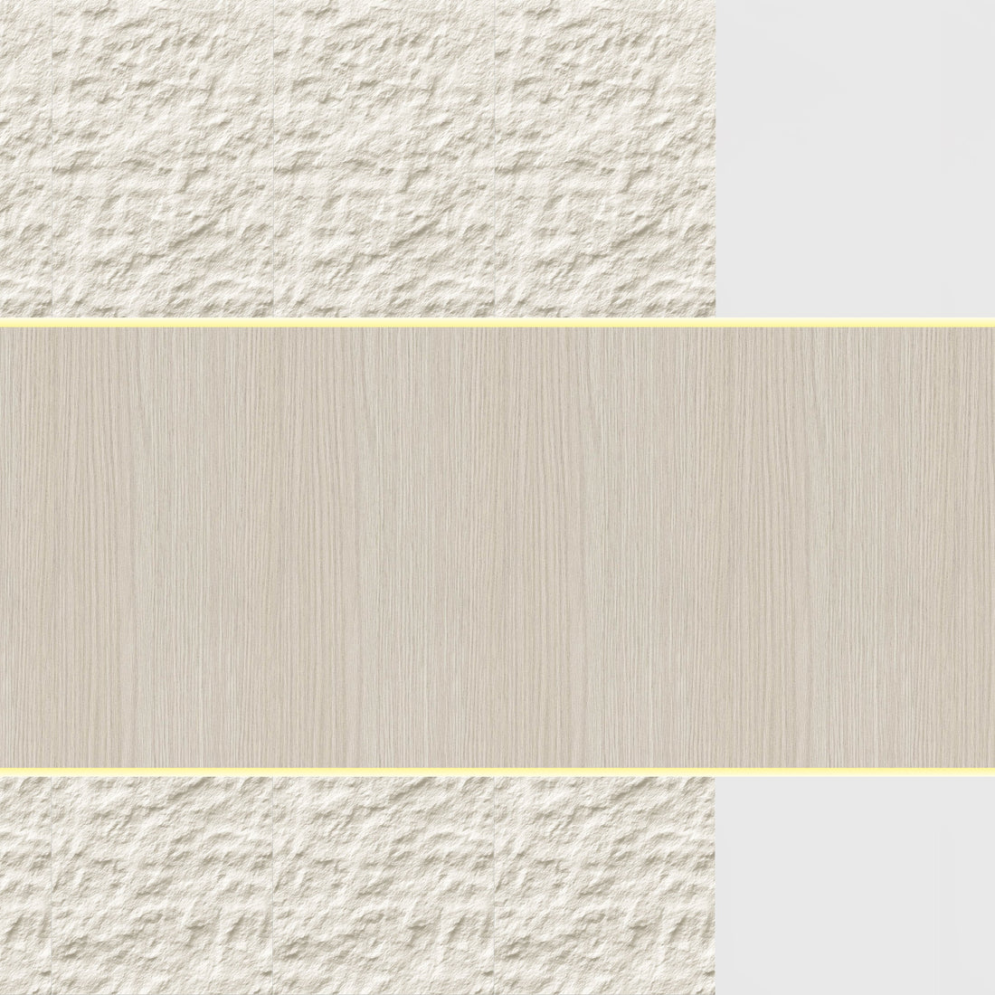 Luminous Strata - Natural Pre-Designed 96" x 143" x 1.5" Wall Panel Kit with LED Lighting