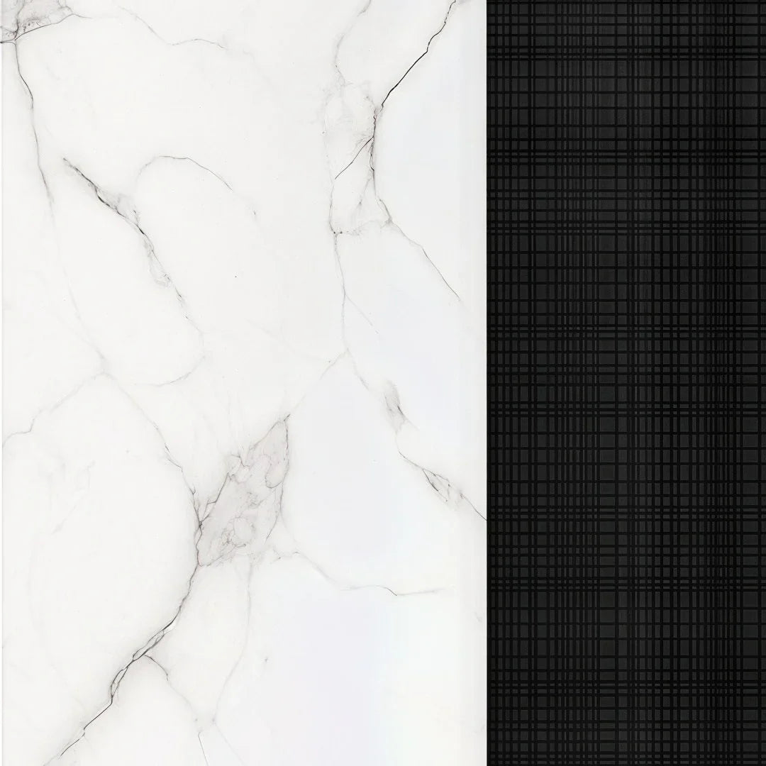 Marble Halo Pre-Designed 72" x 124" x 1" Wall Panel Kit