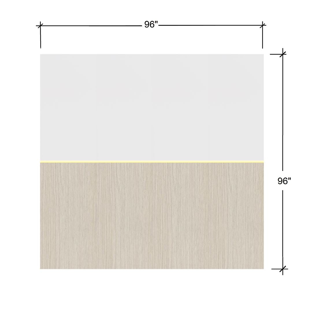 Natural Flow Pre-Designed Wall Panel Kit with LED Lighting