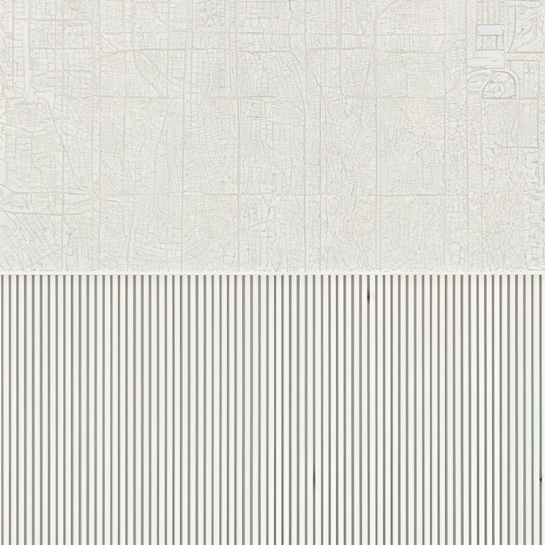 Shoreline Pre-Designed 96" x 120-192" x 1" Wall Panel Kit with LED Lighting