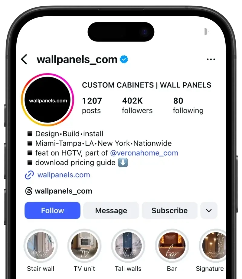 Keep sharing by tagging us on Instagram @wallpanels_com